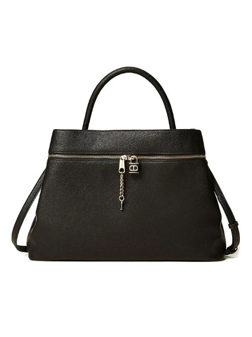 TOTE WITH LOCK OVAL T TWIN SET | 252TD826000006 NERO